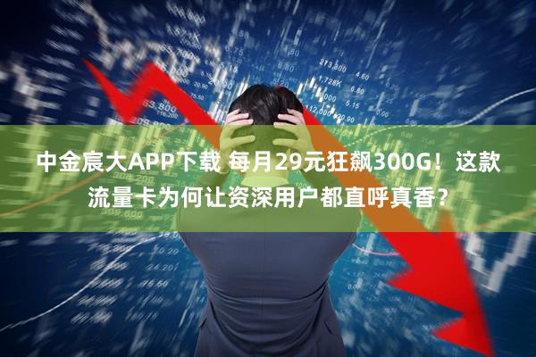 中金宸大APP下载 每月29元狂飙300G！这款流量卡为何让资深用户都直呼真香？