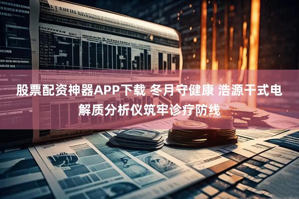 股票配资神器APP下载 冬月守健康 浩源干式电解质分析仪筑牢诊疗防线